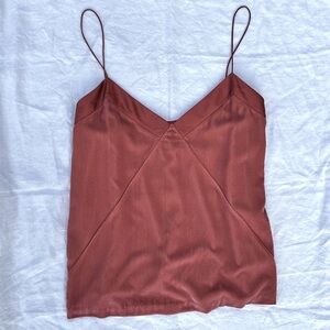 Ralph Lauren Velvet Camisole Tank Top - Mauve - Sz Large